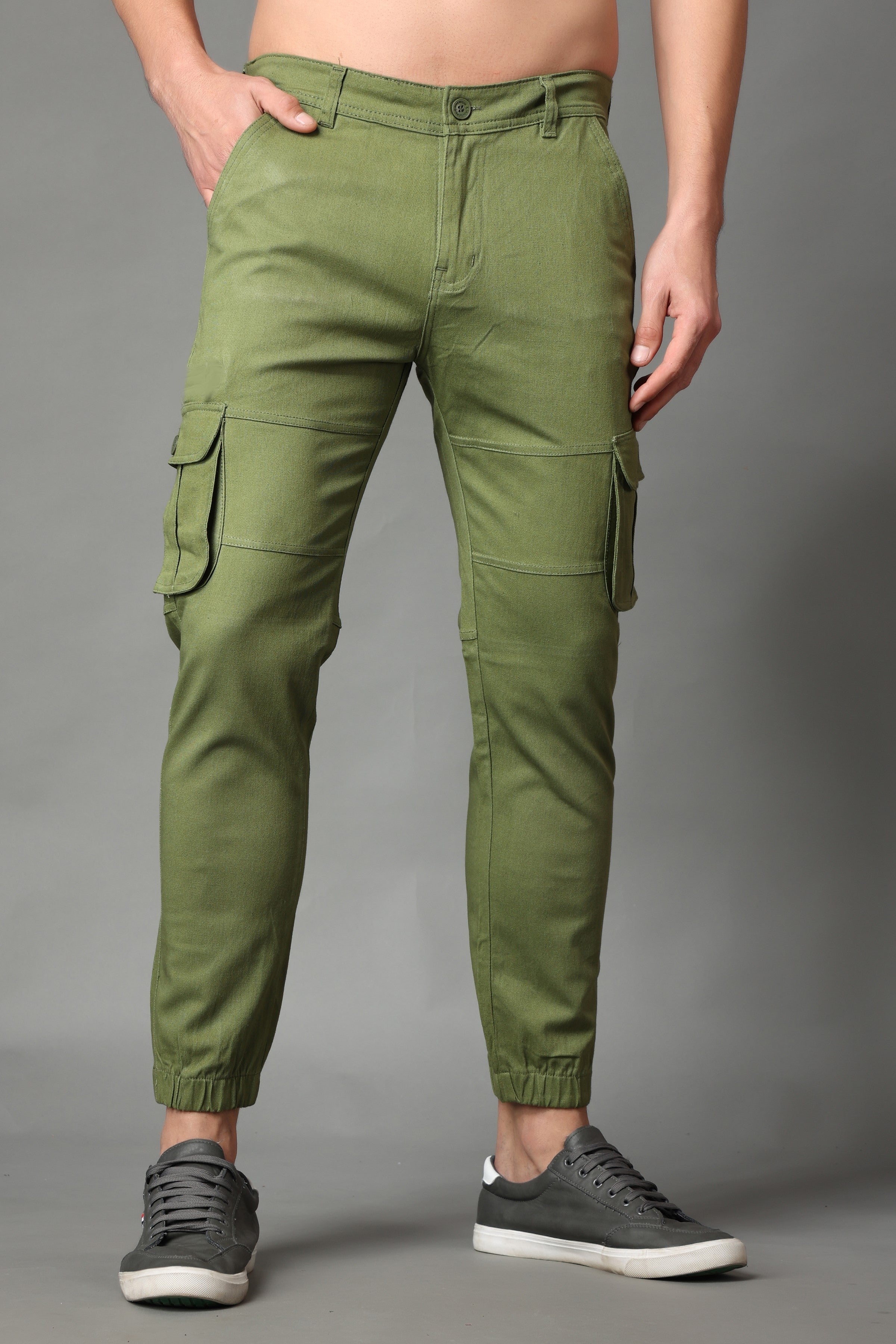B91xZ Men Cargo Pants Seasons Solid Leisure Pants Trousers Multi-pocket  Men's Tooling Color Four Men's pants Green,Size XL - Walmart.com