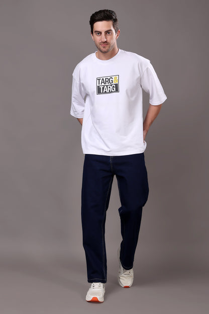 ZAYSH Men Baggy fit Mid Rise Dark Blue Jeans Pants (MJRP-LF-05)