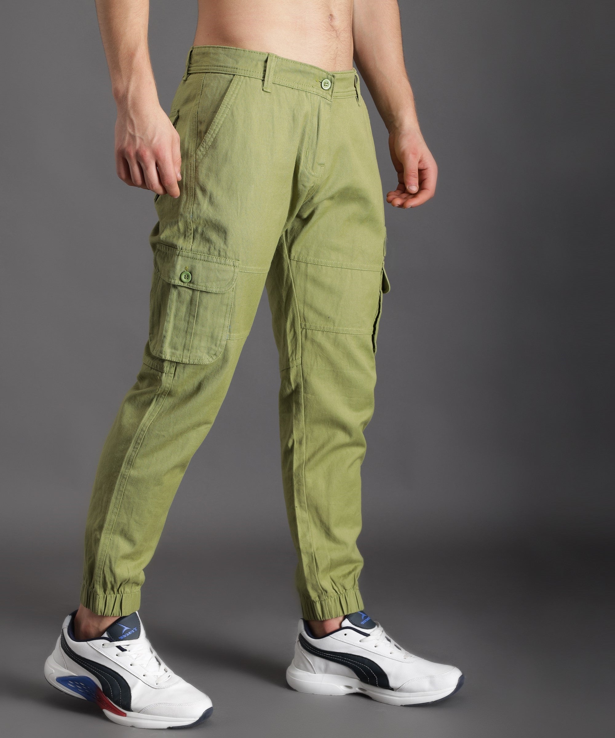 Buy G STAR RAW Olive Green 5620 3D Slim Cargo Trousers - Trousers for Men  1276623 | Myntra